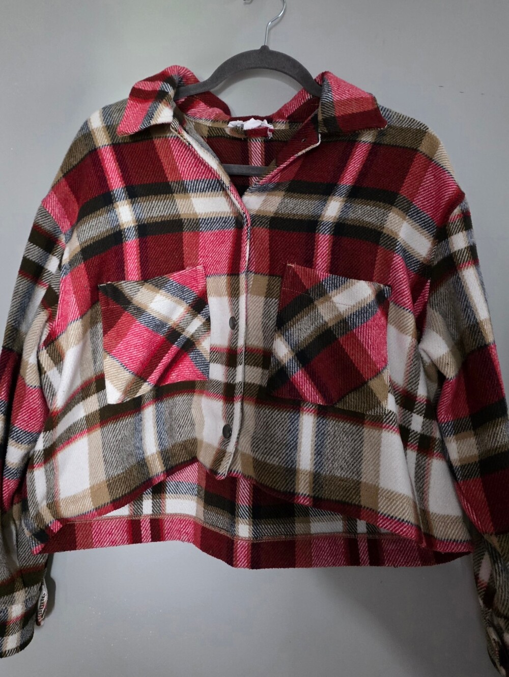 For The Republic Plaid Jacket